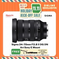 Sigma 24-70mm F2.8 II DG DN Art Sony E Mount