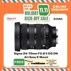 Sigma 24-70mm F2.8 II DG DN Art Sony E Mount