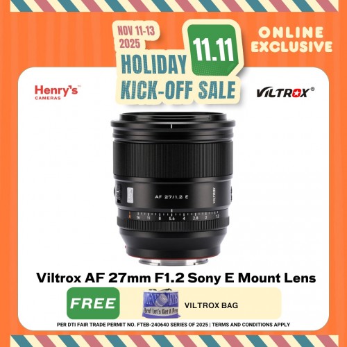 Viltrox AF 27mm F1.2 Sony E Mount Lens