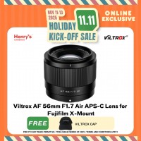 Viltrox AF 56mm F1.7 Air APS-C Lens for Fujifilm X-Mount