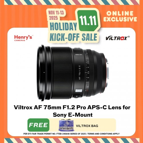 Viltrox AF 75mm F1.2 Pro APS-C Lens for Sony E-Mount
