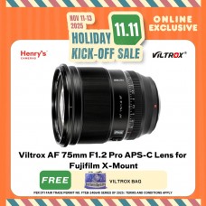 Viltrox AF 75mm F1.2 Pro APS-C Lens for Fujifilm X-Mount