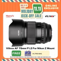 Viltrox AF 75mm F1.2 For Nikon Z Mount