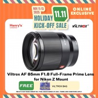 Viltrox AF 85mm F1.8 Full-Frame Prime Lens for Nikon Z Mount
