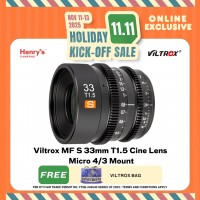 Viltrox MF S 33mm T1.5 Cine Lens Micro 4/3 Mount