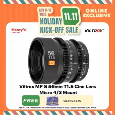 Viltrox MF S 56mm T1.5 Cine Lens Micro 4/3 Mount