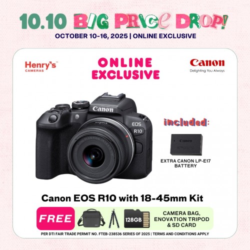 Canon EOS R10 with 18-45mm Kit