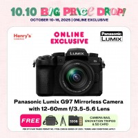 Panasonic Lumix G97 Mirrorless Camera with 12-60mm f/3.5-5.6 Lens