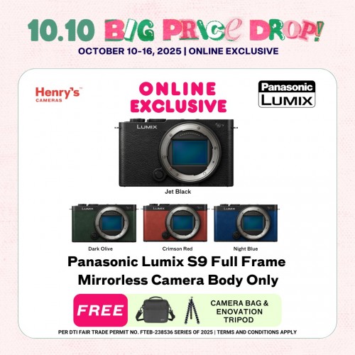 Panasonic Lumix S9 Full Frame Mirrorless Camera Body Only