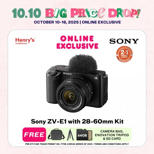 Sony ZV-E1 Mirrorless Camera with 28-60mm Kit