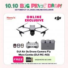 DJI Air 3s Drone Camera Fly More Combo (DJI RC-N3)