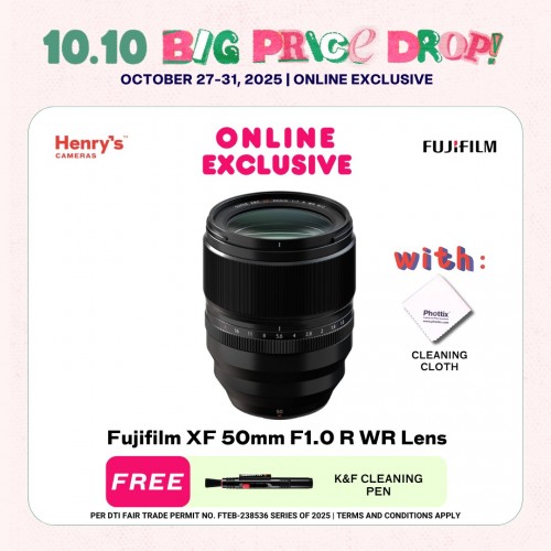 Fujifilm XF 50mm F1.0 R WR Lens