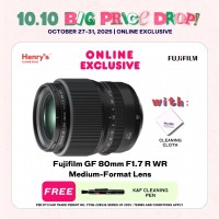 Fujifilm GF 80mm F1.7 R WR Medium-Format Lens
