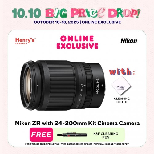 Nikon ZR with 24-200mm Kit Cinema Camera