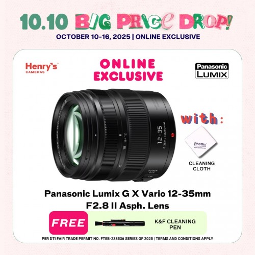 Panasonic Lumix G X Vario 12-35mm F2.8 II Asph. Lens