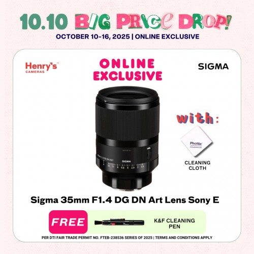 Sigma 35mm F1.4 DG DN Art Lens Sony E