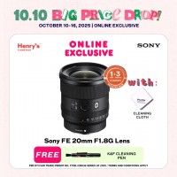 Sony FE 20mm F1.8G Lens