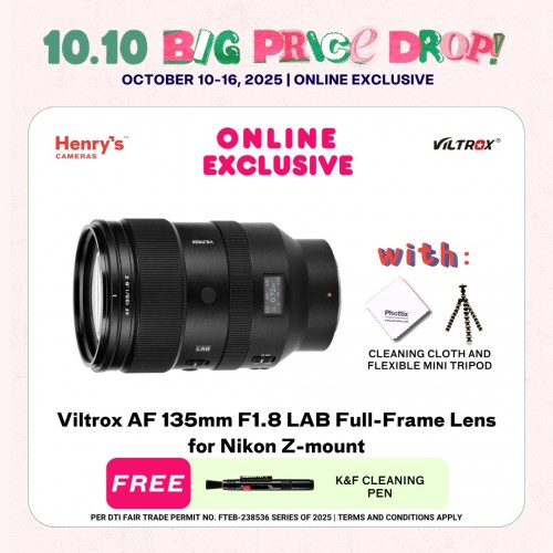 Viltrox AF 135mm F1.8 LAB Full-Frame Lens for Nikon Z-mount
