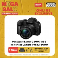 Panasonic Lumix G DMC-G85 Mirrorless Camera with 12-60mm