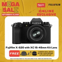 Fujifilm X-S20 with XC 15-45mm Kit Lens Mirrorless Camera 