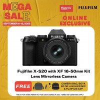 Fujifilm X-S20 with XF 16-50mm Kit Lens Mirrorless Camera 