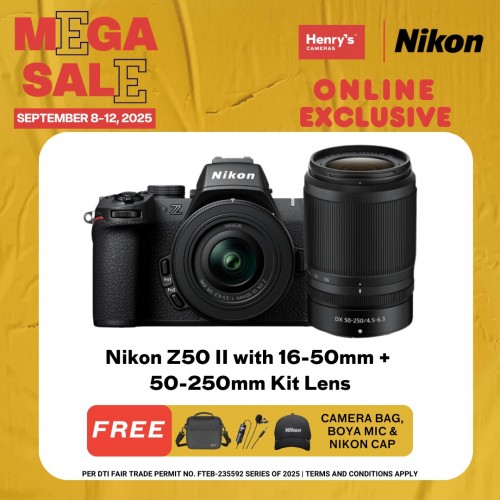 Nikon Z50 II with 16-50mm + 50-250mm Kit Lens