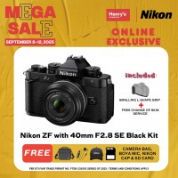 Nikon ZF with 40mm F2.8 SE Black Kit