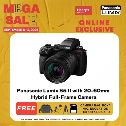 Panasonic Lumix S5 II with 20-60mm Hybrid Full-Frame Camera