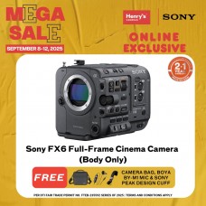 Sony FX6 Full-Frame Cinema Camera (Body Only)