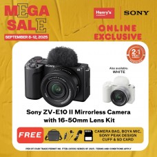 Sony ZV-E10 II Mirrorless Camera with 16-50mm Lens Kit