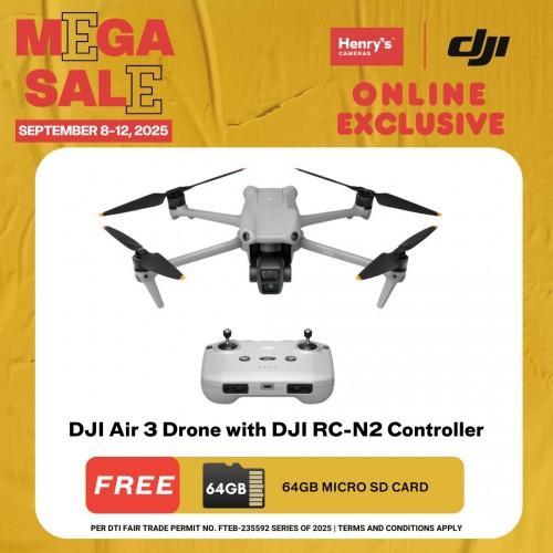 DJI Air 3 Drone with DJI RC-N2 Controller