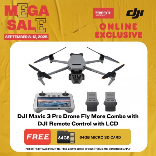 DJI Mavic 3 Pro Drone Fly More Combo with DJI Remote Control with LCD