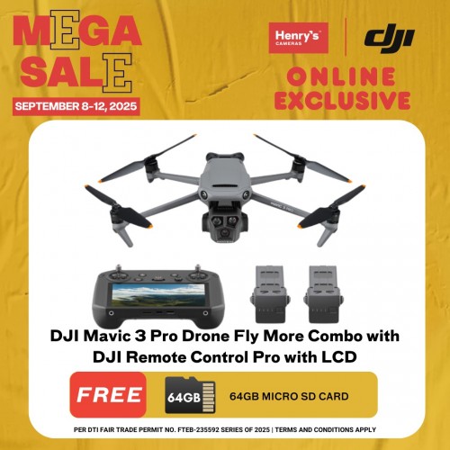 DJI Mavic 3 Pro Drone Fly More Combo with DJI Remote Control Pro with LCD