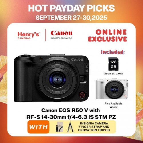 Canon EOS R50 V with RF-S 14-30mm f/4-6.3 IS STM PZ