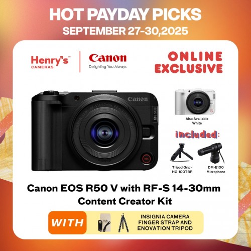 Canon EOS R50 V with RF-S 14-30mm Content Creator Kit