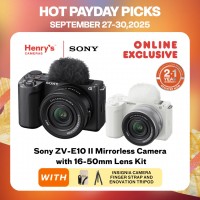 Sony ZV-E10 II Mirrorless Camera with 16-50mm Lens Kit