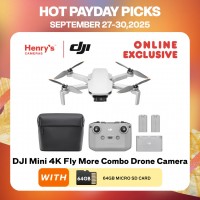 DJI Mini 4K Fly More Combo Drone Camera