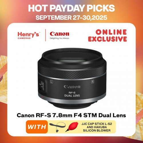 Canon RF-S 7.8mm F4 STM Dual Lens