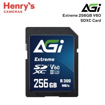 AGI 256GB Extreme SE238 V60 SDXC Card