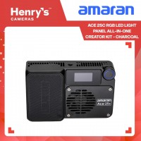 Amaran Ace 25c RGB LED Light Panel All-in-One Creator Kit - Charcoal