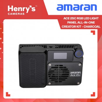 Amaran Ace 25c RGB LED Light Panel All-in-One Creator Kit - Charcoal Amaran Ace 25c RGB LED Light Panel All-in-One Creator Kit - Charcoal