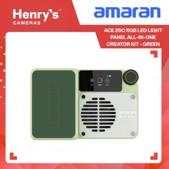 Amaran Ace 25c RGB LED Light Panel All-in-One Creator Kit - Green Amaran Ace 25c RGB LED Light Panel All-in-One Creator Kit - Green