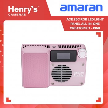 Amaran Ace 25c RGB LED Light Panel All-in-One Creator Kit - Pink Amaran Ace 25c RGB LED Light Panel All-in-One Creator Kit - Pink