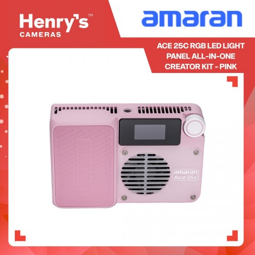 Amaran Ace 25c RGB LED Light Panel All-in-One Creator Kit - Pink