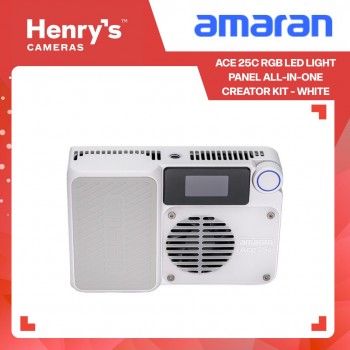 Amaran Ace 25c RGB LED Light Panel All-in-One Creator Kit - White