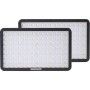 Amaran Pano 60c RGB COB Mobile Light Panel (2-Light Kit, Charcoal)