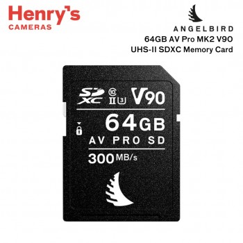 Angelbird 64GB AV Pro MK2 V90 UHS-II SDXC Memory Card Angelbird 64GB AV Pro MK2 V90 UHS-II SDXC Memory Card