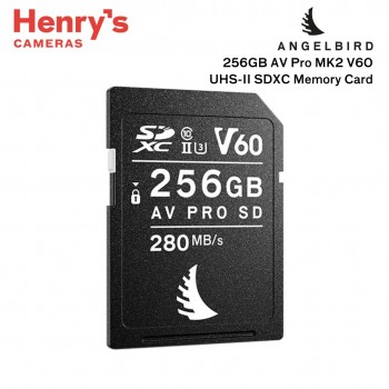 Angelbird 256GB AV Pro MK2 V60 UHS-II SDXC Memory Card Angelbird 256GB AV Pro MK2 V60 UHS-II SDXC Memory Card