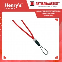 Artisan & Artist ACAM-P04H Multifunctional Paracord Hand Strap Red