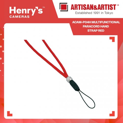 Artisan & Artist ACAM-P04H Multifunctional Paracord Hand Strap Red